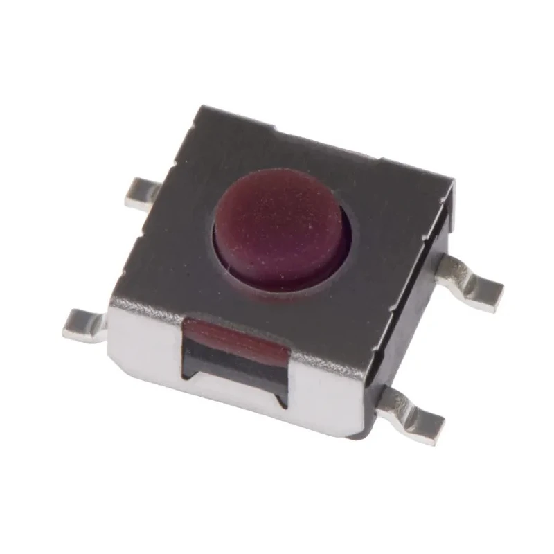 APEM Brown Tactile Switch Button 9 mm SPST-NO 50mA 12 V dc Surface Mount DTSMW69NV