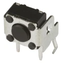 APEM Black Tactile Switch Button 1.3 mm SPST 50 mA 12 V dc Surface Mount DTSA62KV