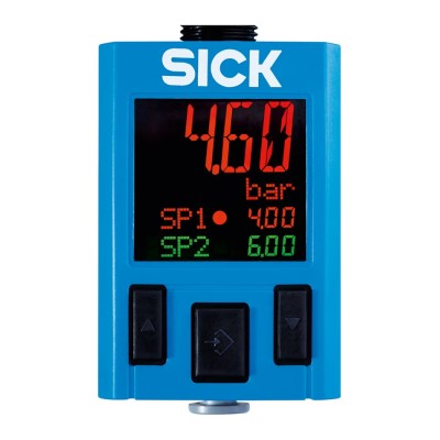 SICK Pressure Switch for -1 bar to 1 bar Range 30V DC, PNP, IO Link, IP67 PAC50-BGD PAC50-BGD / 1062961