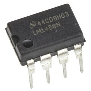 Texas Instruments Operational Amplifier 1 MHz 8-Pin 18V MDIP LM1458N/NOPB