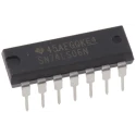 Texas Instruments Inverter 6 Elements, TTL Input, Open Collector Output, 14-Pin PDIP SN74LS06N