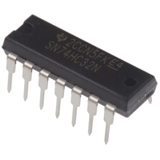 Texas Instruments 4 2-Input OR Logic Gate CMOS, PDIP 14-Pin SN74HC32N