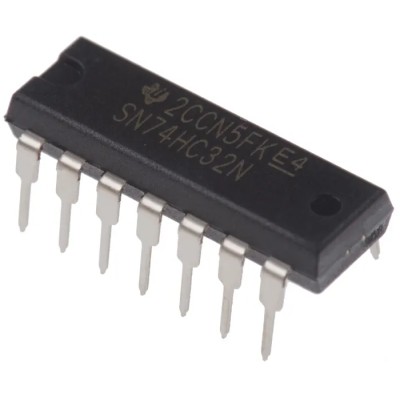 Texas Instruments 4 2-Input OR Logic Gate CMOS, PDIP 14-Pin SN74HC32N