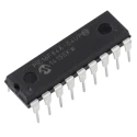 Microchip 8-Bit PIC16F Microcontroller 4 MHz FLASH 1kB Program Memory 18-Pin PDIP PIC16F84A-04I/P