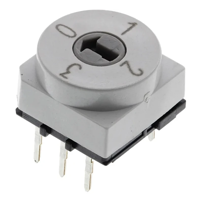 Hartmann Rotary Coded DIP Switch Through Hole Solder PT65121