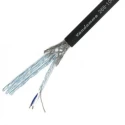 Van Damme Screened Audio Cable 9.6 mm OD, 25 m Length, 250V, Oxygen-Free Copper Conductor, Black Jacket 268-104-000
