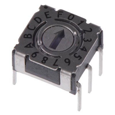 Hartmann Rotary Flush Rotary Coded DIP Switch Through Hole P36103