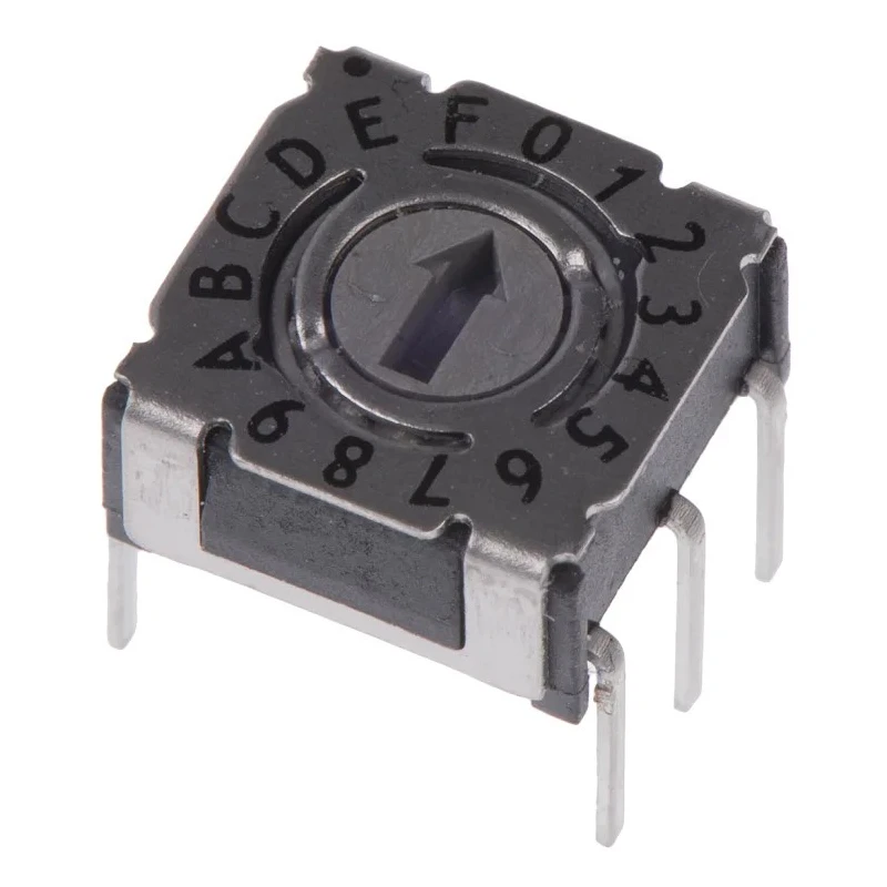 Hartmann Rotary Flush Rotary Coded DIP Switch Through Hole P36103