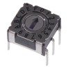 Hartmann Rotary Flush Rotary Coded DIP Switch Through Hole P36103