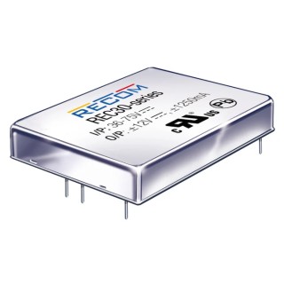 Recom Isolated DC/DC Converter 5V DC, 6A Output, 24V DC Input, 30W Power, Through Hole Mount, 85°C Maximum Operating REC30-Z