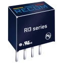 Recom Isolated 3W 15V DC Output DC/DC Converter, 200mA Output Current, 5V DC Input, Through Hole SIP Package RI3-0515S