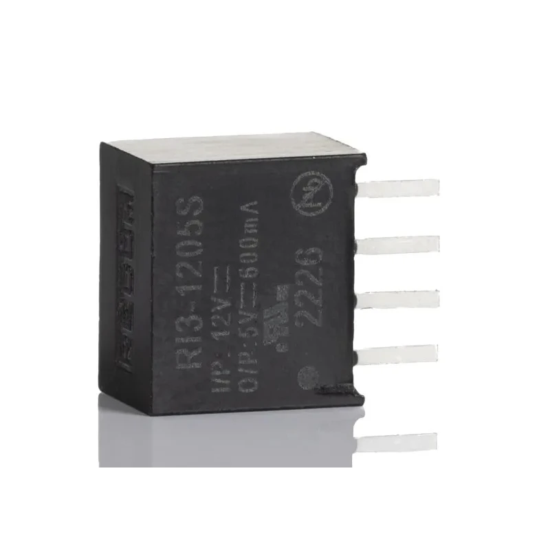 Recom DC/DC Converter 5V 660mA 12V Input 3W Through Hole SIP-4 Package RI3-1205S