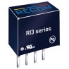Recom DC/DC Converter 24V DC Input 250 mA Output, 3W Power, SIP Package, Through Hole Mount RI3-2412S