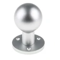 Steinbach & Vollman Aluminium Pull Handle, Anodised Aluminium, 78mm Height x 78mm Width x 55mm Length, Model 379-9141