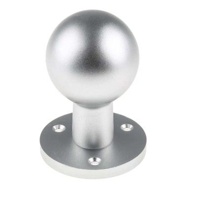 Steinbach & Vollman Aluminium Pull Handle, Anodised Aluminium, 78mm Height x 78mm Width x 55mm Length, Model 379-9141