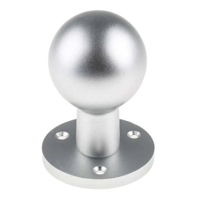 Steinbach & Vollman Aluminium Pull Handle, Anodised Aluminium, 78mm Height x 78mm Width x 55mm Length, Model 379-9141