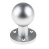 Steinbach & Vollman Aluminium Pull Handle, Anodised Aluminium, 78mm Height x 78mm Width x 55mm Length, Model 379-9141