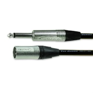 Van Damme Male XLR3 to Male XLR Cable Black 5 m United Kingdom