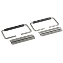 RS PRO Stainless Steel Carrying Handle Load Capacity 80kg Height 46mm Width 139.5mm 379-9236