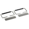 RS PRO Stainless Steel Carrying Handle Load Capacity 80kg Height 46mm Width 139.5mm 379-9236