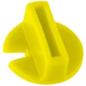 Hartmann Rotary Switch Knob for use with PT 65 U655, Yellow, RoHS Compliant, Germany Origin