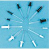 Essentra Nylon Clinch Rivet 3.2 mm Diameter 6.4 mm Length with Polycarbonate Mandrel 379-9602