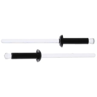 Essentra Nylon Clinch Rivet 3.2 mm Diameter 12.7 mm Length Polycarbonate Mandrel Model 379-9624