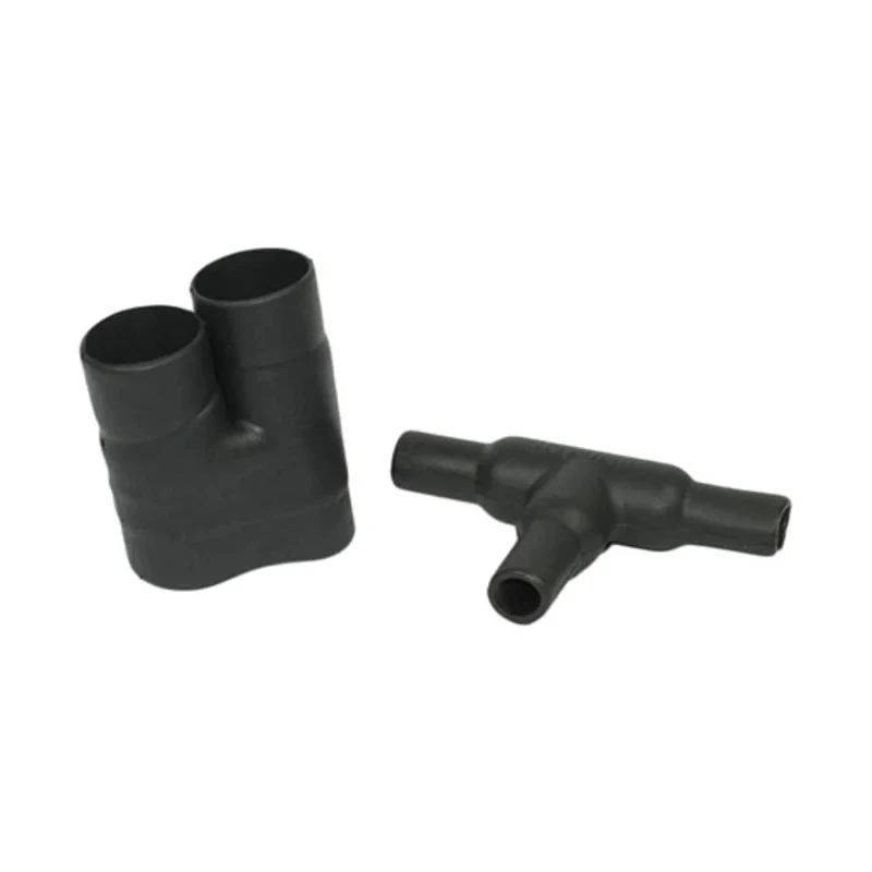 TE Connectivity Heat Shrink Boot T Joint 322A112-25-0 Black Elastomer 13.2 mm