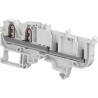 Entrelec SNK Series Terminal Block Grey, 0.5mm² to 6 mm² Cable CSA, 1-Level, Spring Clamp 1SNK806010R0000