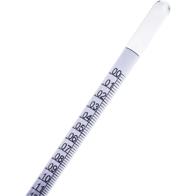Brannan Hydrometer, Specific Gravity 1 Min to 1.2 Max, Resolution 0.002 SG, Length 25 mm, Max Operating Temperature 10/502/0