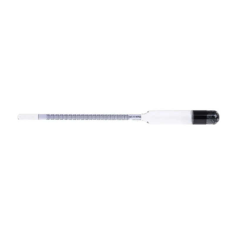 Brannan Hydrometer, Specific Gravity 1 Min to 1.2 Max, Resolution 0.002 SG, Length 25 mm, Max Operating Temperature 10/502/0