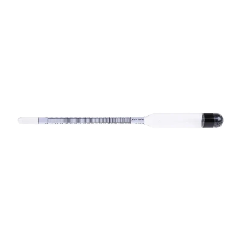 Brannan Hydrometer, 0.8 min 1 max Specific Gravity Range, 290mm Length, ISO Standard, Operating up to 15.6°C 10/501/0