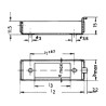 Telegartner Male PCB Housing 1 Way 1 Row Straight Metal Surface Mount 57.6mm Length B03014A0936