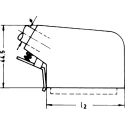 Telegartner H0003 Male Connector Housing Straight Metal Surface Mount for DIN 41618 DIN 41622 Connectors H00031A0957