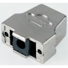 FCT from Molex FMH Series Die Cast Zinc Straight D-Sub Backshell, 25 Way Strain Relief FMH3-4381 / 1731110501