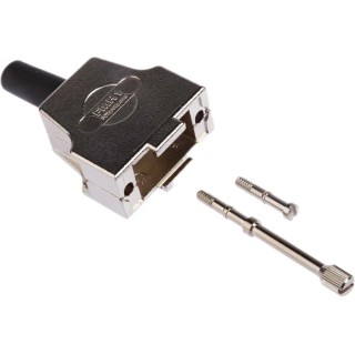 FCT from Molex FMH Series Die Cast Zinc Straight D-Sub Backshell 9 Way Strain Relief FMH1-4381 / 1731110365