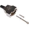 FCT from Molex FMH Series Die Cast Zinc Straight D-Sub Backshell 9 Way Strain Relief FMH1-4381 / 1731110365