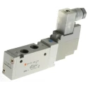 SMC Pneumatic Solenoid Valve 5/2 Solenoid/Spring G 1/8 Port Die Cast Aluminium 115V ac SYJ7120-3DZ-01F-Q