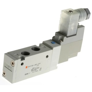 SMC Pneumatic Solenoid Valve 5/2 Solenoid/Spring G 1/8 Port Die Cast Aluminium 115V ac SYJ7120-3DZ-01F-Q