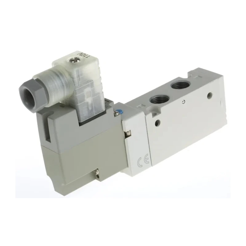 SMC Pneumatic Solenoid Valve 5/2 Solenoid/Spring G 1/8 Port Die Cast Aluminium 115V ac SYJ7120-3DZ-01F-Q