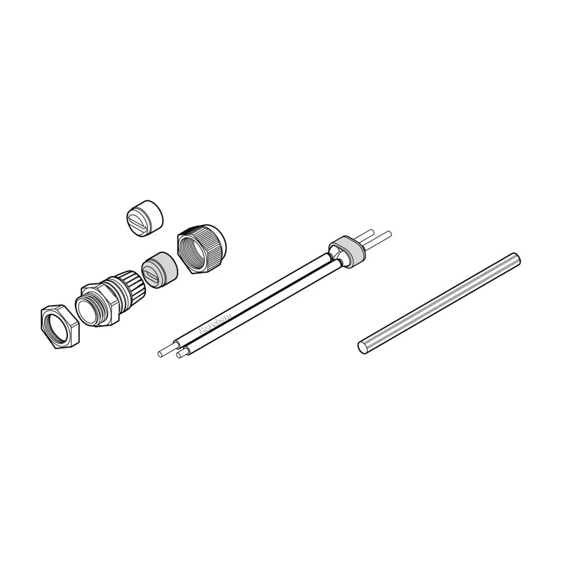 Chemelex Trace Heating Connection Kit for Self-Regulating Heating Cables, ATEX Certified, IP66, -50°C to 110°C C25-100