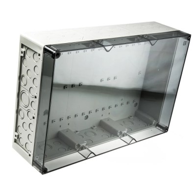 Spelsberg AKL Series Grey Transparent Lid Polystyrene Enclosure IP65 IK07 132 mm x 450 mm x 300 mm 