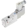 SMC Pneumatic Solenoid Valve 3/2 NC Solenoid Spring G 1/8 Port Size 230V AC Die Cast Aluminium Body SYJ712-4DZ-01F-Q
