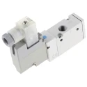 SMC Pneumatic Solenoid Valve 3/2 NC Solenoid Spring G 1/8 Port Size 230V AC Die Cast Aluminium Body SYJ712-4DZ-01F-Q