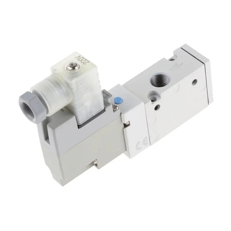 SMC Pneumatic Solenoid Valve 3/2 NC Solenoid Spring G 1/8 Port Size 230V AC Die Cast Aluminium Body SYJ712-4DZ-01F-Q