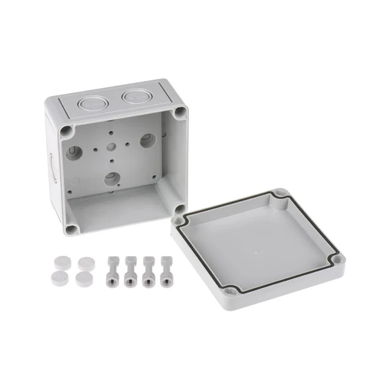Spelsberg TK PS Series Grey Grey Lid Polystyrene Enclosure IP66 IK07 66 mm x 110 mm x 110 mm 10540401