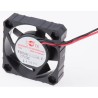 Micronel F40 Series Ultra Slim Circular Sleeve Bearing Axial Fan, 12V DC, 600 mW, 5800 RPM, 40mm Frame F40MM-012GK-9