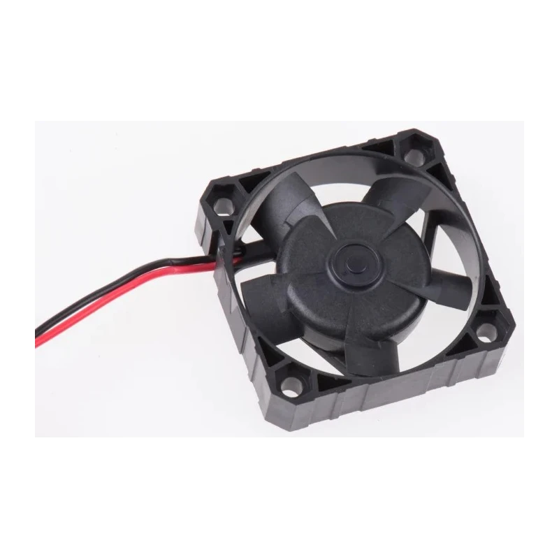 Micronel F40 Series Ultra Slim Circular Sleeve Bearing Axial Fan, 12V DC, 600 mW, 5800 RPM, 40mm Frame F40MM-012GK-9