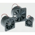 Micronel D340T Series Axial Fan 12V DC 960mW Power 13000 RPM Sleeve Bearing Circular Frame D344T-012GK-2