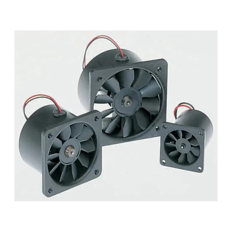 Micronel D340T Series Axial Fan 12V DC 960mW Power 13000 RPM Sleeve Bearing Circular Frame D344T-012GK-2